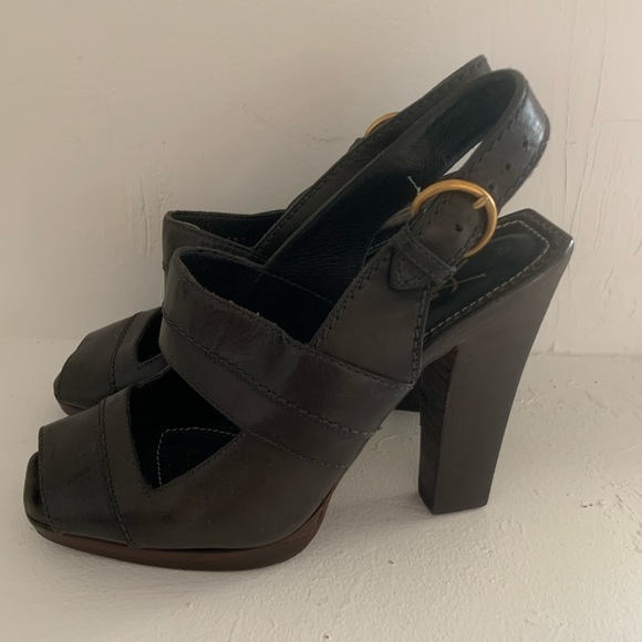 Yves Saint Laurent -YSL stacked Heels in great condition - Picture 4 of 6